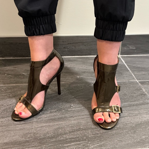 Dark gold/bronze Marciano heels - Picture 11 of 16